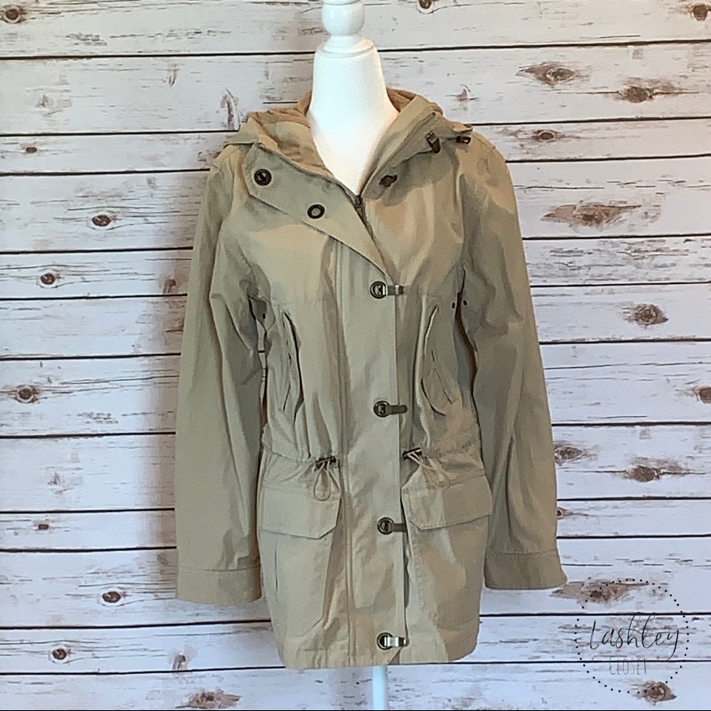 JONES NEW YORK SIGNATURE KHAKI COAT